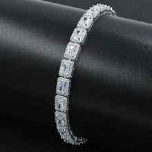 Load image into Gallery viewer, 6MM ICY SQUARE TENNIS BRACELET - Kick Doors Apparel 