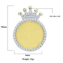 Load image into Gallery viewer, CROWNED PENDANT - Kick Doors Apparel 