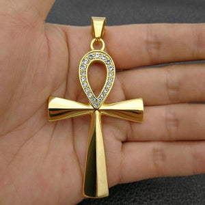 ANKH STEEL PENDANT - Kick Doors Apparel 