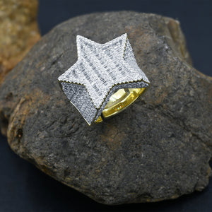 Gold Shooting Star Ring - Kick Doors Apparel 