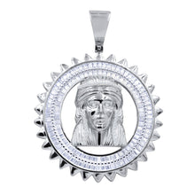 Load image into Gallery viewer, SILVER SCRIPTURAL PENDANT - Kick Doors Apparel 