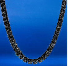 Load image into Gallery viewer, Black Onyx Mens Tennis Chain - Kick Doors Apparel 