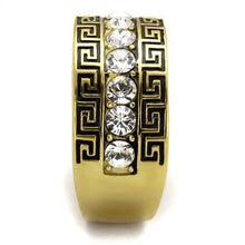 Load image into Gallery viewer, Greek Patterned Stainless Steel Ring - Kick Doors Apparel 