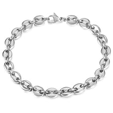 Load image into Gallery viewer, Geometric Coffee Bean Link Chain Bracelet - Kick Doors Apparel 